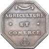 Jeton de la Compagnie de la Guyane française, agriculture et commerce s.d.