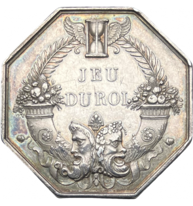Restauration , jeton Jeu du Roi s.d.