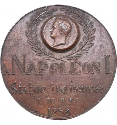 Deuxième République, inauguration de la statue de Napoléon I à Lille 1854