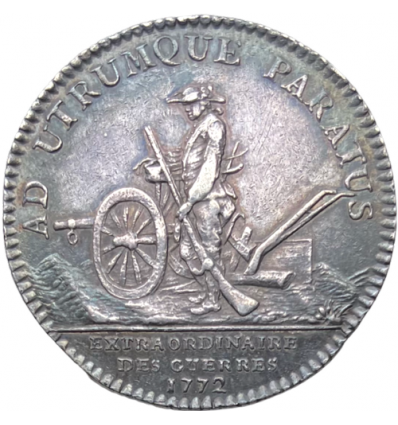 Jeton Louis XV extraordinaire des guerres 1772