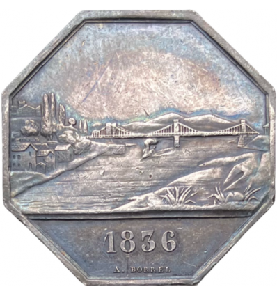 Jeton Pont de Beauregard ( Ain ) 1836
