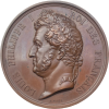Louis Philippe I, agrandissement du port de Havre par Bovy 1844