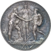 Canal de Panama, souscription pour le percement de l'isthme par Roty 1880