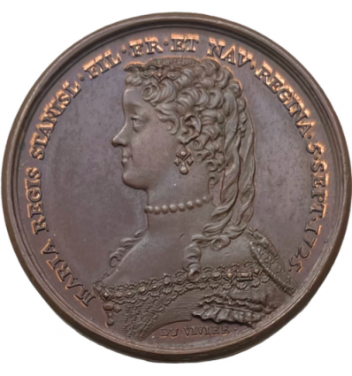 Mariage de Louis XV et Marie Leszczynska par Duvivier 1725