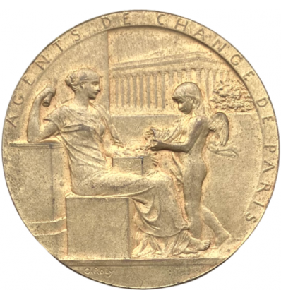 Jeton agents de change de Paris par Roty 1898