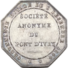 Jeton société anonyme du pont d'Ivry 1844