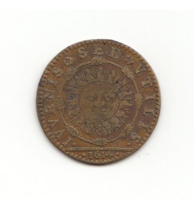 Jeton Louis XIII " iuvenis sed utilis " 1614