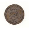 Médaille de mariage " l'amitié couronnée ", gravée 1760