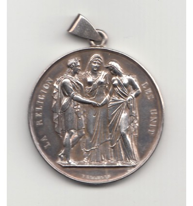 Médaille de mariage par Depaulis 1887