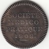 Jeton société médico-pratique 1808