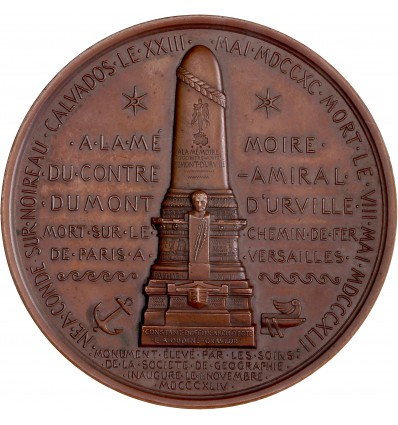 Monument à la mémoire de Jules Dumont d'Urville par Oudiné 1844