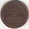 Jeton société des inventions et découvertes 1791