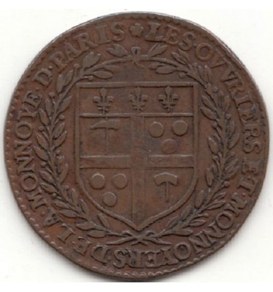 Jeton des ouvriers et monnayeurs de la Monnaie de Paris s.d.