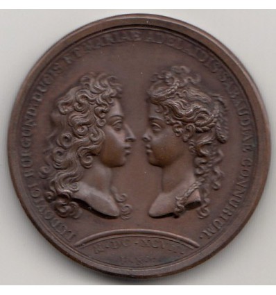 Louis XIV mariage du duc de Bourgogne et de Marie-Adélaïde de Savoie 1697