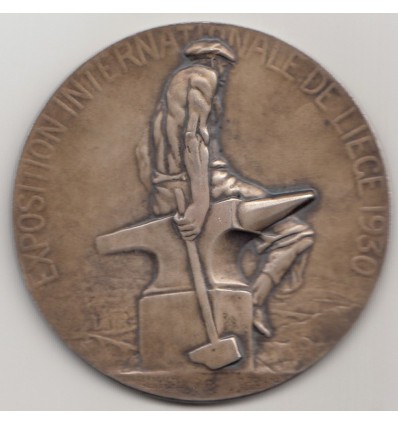 Belgique, médaille de l'exposition internationale de Liège 1930