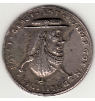 Allemagne, Charles V, médaille satirique anti-papale 1543