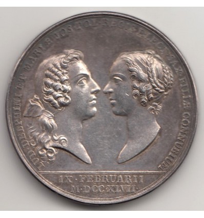 France-Pologne, Louis XV second mariage du Dauphin Louis et de Marie-Josèphe de Saxe 1747
