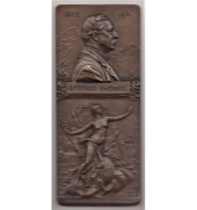 Autriche, médaille société de transport Schenker & Co par Rathausky 1901