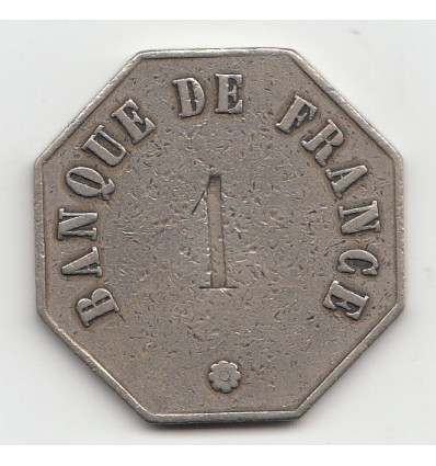 Jeton Banque de France service des avances s.d.