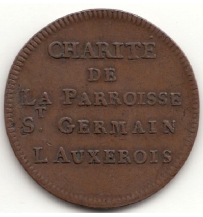 Méreau charité de la paroisse de Saint-Germain-l'Auxerrois, Braise s.d.