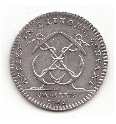 Jeton Jean-Philippe d'Orléans, général des galères 1742