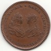 Jeton mariage de Louis XV et Marie Leszczynska 1725