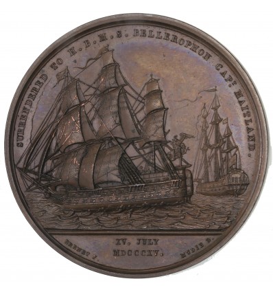 Napoléon I reddition à bord du Bellérophon 1815