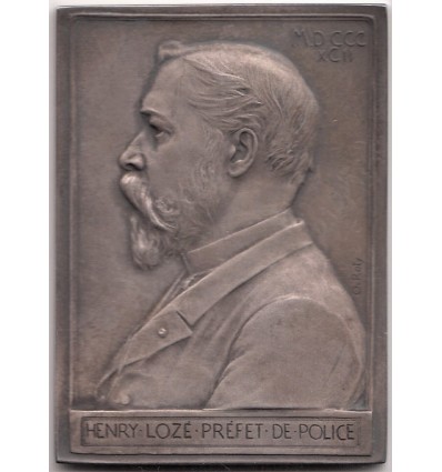 Le préfet de police de Paris Henri Lozé par Roty 1892