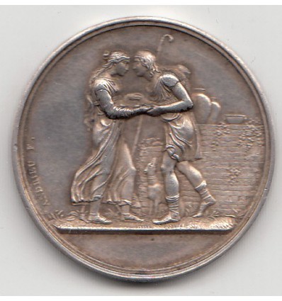 Médaille de mariage 1883