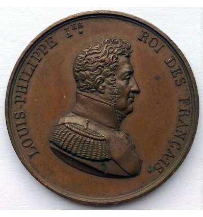 Louis Philippe I, première revue générale de la Garde Nationale 1830