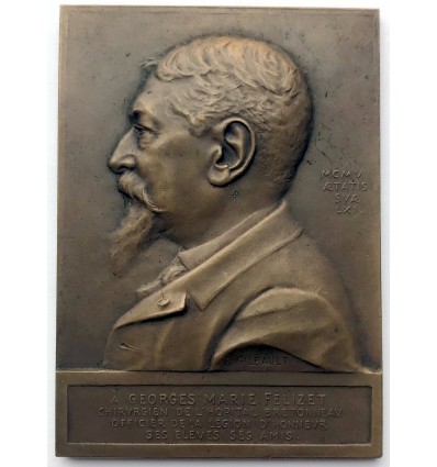 Médecine, hommage au professeur Georges Marie Félizet par Gilbault 1905
