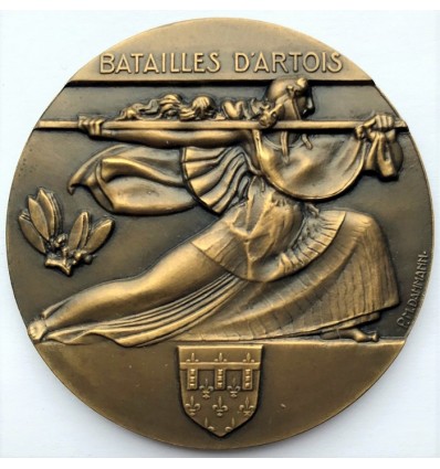 Guerre de 14-18, Batailles d'Artois par Dammann s.d. ( 1935 )