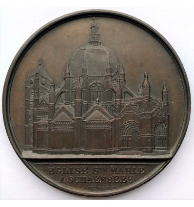 Belgique, Église royale Sainte-Marie de Schaerbeek par Weiner 1852